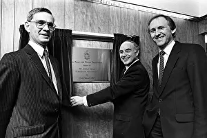 Arthur Taylor, the Chairman of Newcastle Health Authority unveils the plaque at the new Arthur Taylor, the Chairman of Newcastle Health Authority unveils the plaque at the new