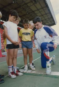 Athlete Jonathan Edwards Jonathan Edwards gives budding stars of the future Athlete Jonathan Edwards Jonathan Edwards gives budding stars of the future