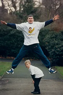 Athlete Jonathan Edwards Jonathan Edwards has taken up leap-frogging in a bid to Athlete Jonathan Edwards Jonathan Edwards has taken up leap-frogging in a bid to