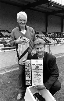 Athlete Steve Cram Steve CRam and Jimmy Hedley with the time capsule that Athlete Steve Cram Steve CRam and Jimmy Hedley with the time capsule that