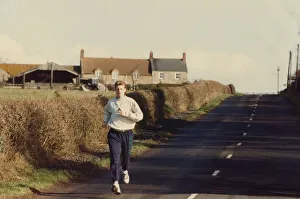 Athlete Steve Cram Steve Cram in training 1 May 1990 circa Athlete Steve Cram Steve Cram in training 1 May 1990 circa