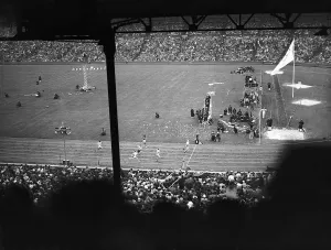 Athletics during the London Olympics Games 1948 At Wembley London Athletics during the London Olympics Games 1948 At Wembley London