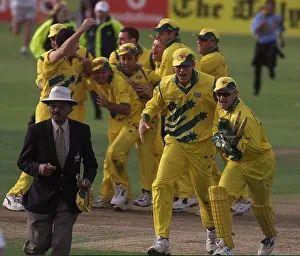Australia cricket team celebrate Cricket World Cup 1999 Australia cricket team Australia cricket team celebrate Cricket World Cup 1999 Australia cricket team