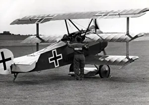 Aviation - RAF St Athan - The replica of Manfred Von Richthofen' Aviation - RAF St Athan - The replica of Manfred Von Richthofen'