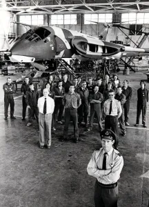 Aviation - RAF St Athan - W/Comdr Malcolm Bartlett (foreground) Aviation - RAF St Athan - W/Comdr Malcolm Bartlett (foreground)
