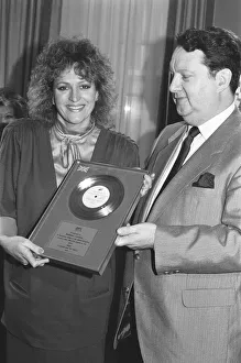 Barbara Dickson pictured at the presentation of a silver disc for the No Barbara Dickson pictured at the presentation of a silver disc for the No