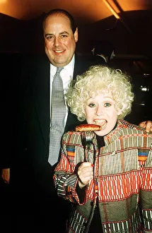 Barbara Windsor Actress with Food Minister Nicholas Soames at the Launch of the Sausage Barbara Windsor Actress with Food Minister Nicholas Soames at the Launch of the Sausage