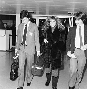 Barbra Streisand, London Heathrow Airport, Friday 1st April 1983 Barbra Streisand, London Heathrow Airport, Friday 1st April 1983