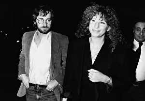 Barbra Streisand singer with Steven Spielberg Barbra Streisand singer with Steven Spielberg