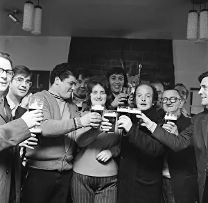 Barmaid at The Rocket Pub, Stockton, 1975, Barmaid of the Year Competition, Entrant Barmaid at The Rocket Pub, Stockton, 1975, Barmaid of the Year Competition, Entrant