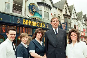 Barnacle's Restaurant's Gordon Irvine, 2nd Right Barnacle's Restaurant's Gordon Irvine, 2nd Right