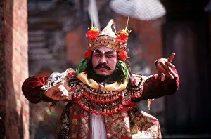A Barong Dancer from Bali Indonesia circa 1996 A Barong Dancer from Bali Indonesia circa 1996