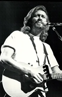 Barry Gibb of the Bee Gees, in concert at the Birmingham NEC. 22/6/1989 Barry Gibb of the Bee Gees, in concert at the Birmingham NEC. 22/6/1989