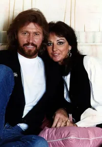 Barry Gibb former Bee Gees with wife Linda Barry Gibb former Bee Gees with wife Linda