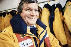 Barry lifeboat crewman Phil Cummins who received the gold badge for 22 years service Barry lifeboat crewman Phil Cummins who received the gold badge for 22 years service
