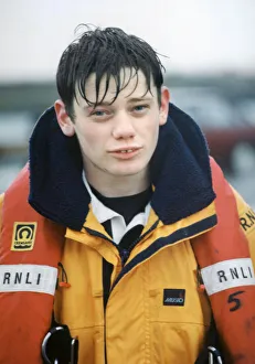 Barry lifeboat member Daniel Brown. 19th January 1998 Barry lifeboat member Daniel Brown. 19th January 1998