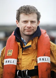Barry lifeboat member Keith Carroll. 19th January 1998 Barry lifeboat member Keith Carroll. 19th January 1998