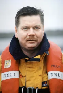 Barry lifeboat member Martin Hellyar. 19th January 1998 Barry lifeboat member Martin Hellyar. 19th January 1998