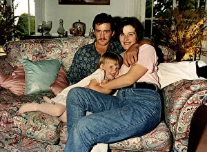 Barry McGuigan family portrait with wife Sandra and daughter Danika Barry McGuigan family portrait with wife Sandra and daughter Danika