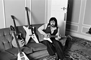 Bass guitarist of The Who rock group John Entwistle pictured at his home in Ealing Bass guitarist of The Who rock group John Entwistle pictured at his home in Ealing