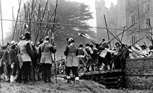 Battle re-enactments - A battle between the Kings Army and the Roundheads 3 May 1981 Battle re-enactments - A battle between the Kings Army and the Roundheads 3 May 1981