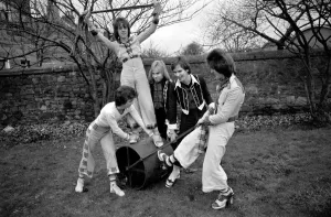 Bay City Rollers pop group in Edinburgh. February 1975 Bay City Rollers pop group in Edinburgh. February 1975