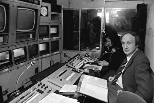BBC Commentator Barry Davies before Spurs v Wanderers, League Semi Final February BBC Commentator Barry Davies before Spurs v Wanderers, League Semi Final February