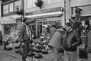 A BBC Crew set dress Modern Floral Services, 376 Cheriton Road, Folkestone A BBC Crew set dress Modern Floral Services, 376 Cheriton Road, Folkestone