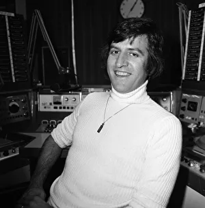 BBC Disc Jockey Ed Stewart. 15th January 1976 BBC Disc Jockey Ed Stewart. 15th January 1976
