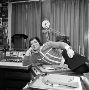 BBC Disc Jockey Tony Blackburn. 15th January 1976 BBC Disc Jockey Tony Blackburn. 15th January 1976