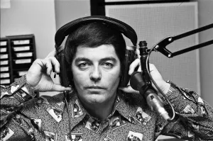 BBC DJ Tony Blackburn is pictured at work following his recent spilt from his wife BBC DJ Tony Blackburn is pictured at work following his recent spilt from his wife