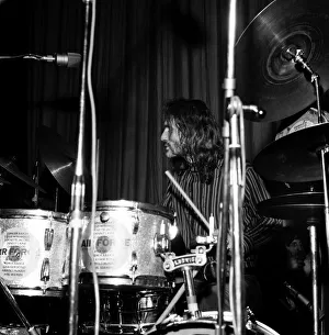 Beat drummer Ginger Baker in the fight for the worlds heavyweight drumming championship Beat drummer Ginger Baker in the fight for the worlds heavyweight drumming championship