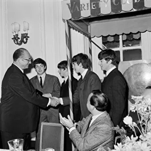 The Beatles attend the Variety Club Lunch. Left to right: Paul McCartney The Beatles attend the Variety Club Lunch. Left to right: Paul McCartney