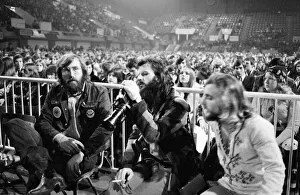 Former Beatles drummer Ringo Starr with his camera at a T-Rex concert at Empire Pool in Former Beatles drummer Ringo Starr with his camera at a T-Rex concert at Empire Pool in