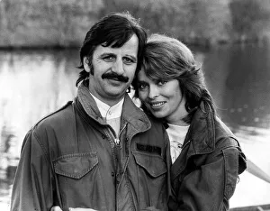 Former Beatles drummer Ringo Starr with Wife Barbara November 1981 Former Beatles drummer Ringo Starr with Wife Barbara November 1981
