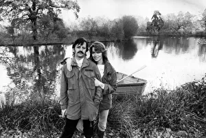 Former Beatles drummer Ringo Starr with his Wife Barbara Starr November 1981 Former Beatles drummer Ringo Starr with his Wife Barbara Starr November 1981