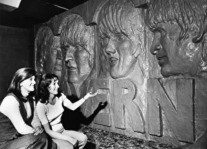 The Beatles, fibre glass sculpture designed by artist David Webster The Beatles, fibre glass sculpture designed by artist David Webster