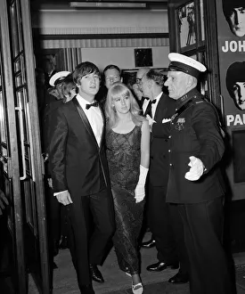 The Beatles A Hard Day's Night royal film premiere at the London Pavillion Theatre in The Beatles A Hard Day's Night royal film premiere at the London Pavillion Theatre in