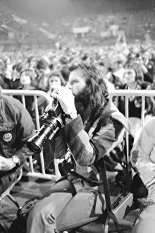 Beatles member Ringo Starr with his camera at a T-Rex concert at Empire Pool in Wembley Beatles member Ringo Starr with his camera at a T-Rex concert at Empire Pool in Wembley