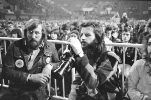 Beatles member Ringo Starr with his camera at a T-Rex concert at Empire Pool in Wembley Beatles member Ringo Starr with his camera at a T-Rex concert at Empire Pool in Wembley