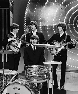 The Beatles pictured during rehearsal for appearance on BBC-TV's `Top Of The Pops' The Beatles pictured during rehearsal for appearance on BBC-TV's `Top Of The Pops'