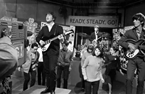 The Beatles at Television House, Kingsway, for an appearance on the television Show " The Beatles at Television House, Kingsway, for an appearance on the television Show "