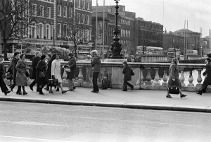 Beggar child on streets of Dublin, Republic of Ireland, 8th April 1978 Beggar child on streets of Dublin, Republic of Ireland, 8th April 1978