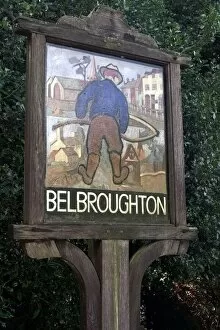 Images Dated 21st September 1999: The Belbroughton village sign