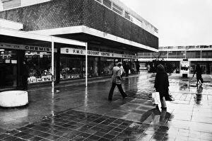 Bell Green shopping precinct. Coventry, West Midlands. Circa 1975 Bell Green shopping precinct. Coventry, West Midlands. Circa 1975