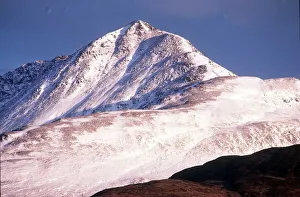 Ben Lomond mountain peak covered in snow May 1998 Ben Lomond mountain peak covered in snow May 1998