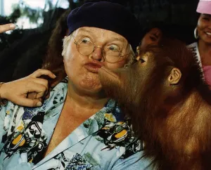 Benny Hill Actor Comedian With An Orang-U-Tan Benny Hill Actor Comedian With An Orang-U-Tan