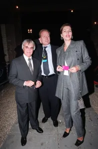 Berine Ecclestone October 98 F1 boss arriving for the launch of Sky Digital TV at Berine Ecclestone October 98 F1 boss arriving for the launch of Sky Digital TV at