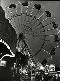 Images Dated 12th October 1987: The big wheel silhouetted against the night sky