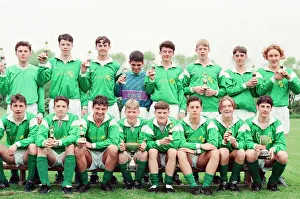 Billingham Synthonia U16 Football Club, Photo-call with cups Billingham Synthonia U16 Football Club, Photo-call with cups